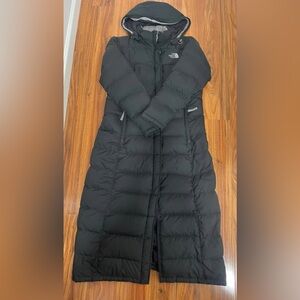 The North Face Black Long Puffer Coat